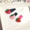 YYCRAFT 60pcs Padded Sequin Strawberry Appliques for DIY Sewing Craft-3 Colors